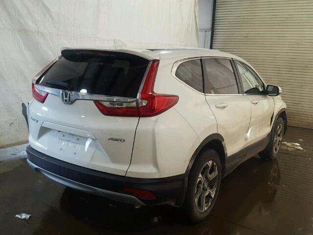 5J6RW2H85JL001750 - 2018 HONDA CR-V EXL WHITE photo 4