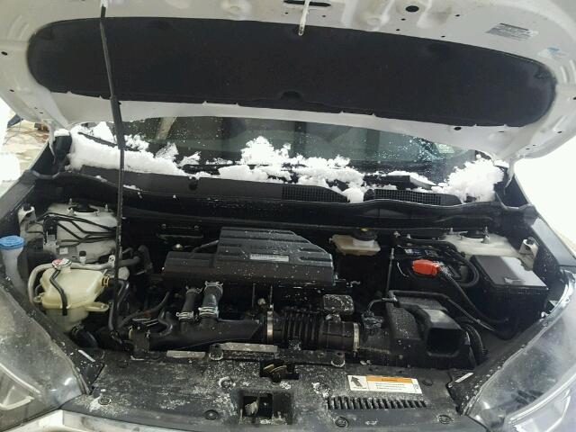 5J6RW2H85JL001750 - 2018 HONDA CR-V EXL WHITE photo 7