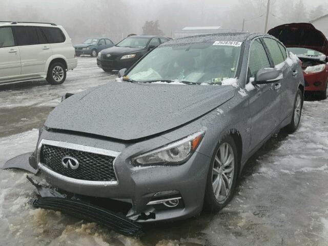 JN1EV7AR1GM342351 - 2016 INFINITI Q50 PREMIU GRAY photo 2