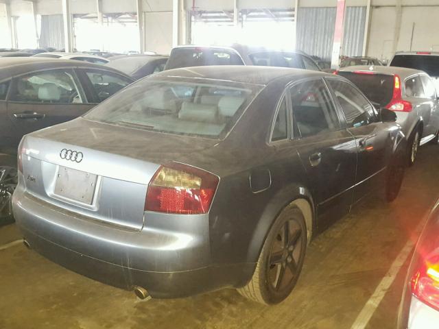 WAUJC68E44A180479 - 2004 AUDI A4 1.8T GRAY photo 4