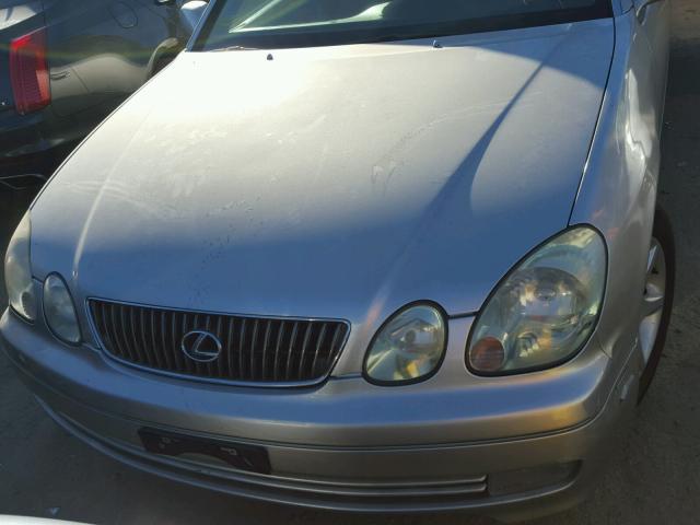 JT8BD69S650205350 - 2005 LEXUS GS 300 SILVER photo 7