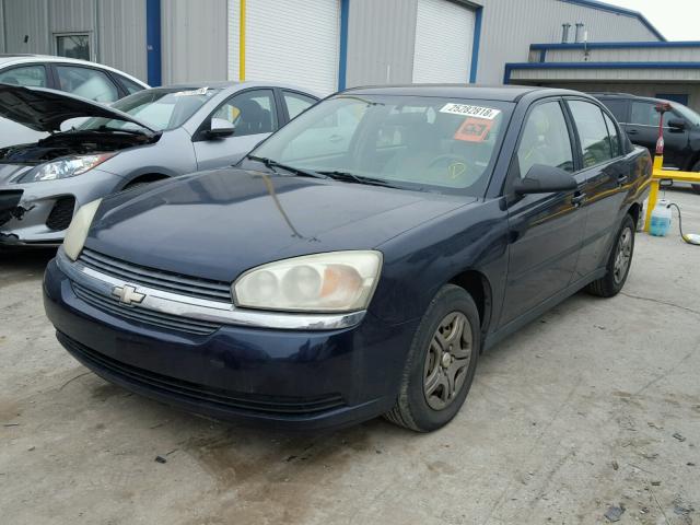 1G1ZS52F35F216941 - 2005 CHEVROLET MALIBU BLUE photo 2