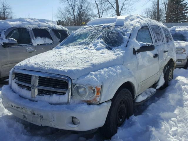 1D4HB48D85F543518 - 2005 DODGE DURANGO SL WHITE photo 2