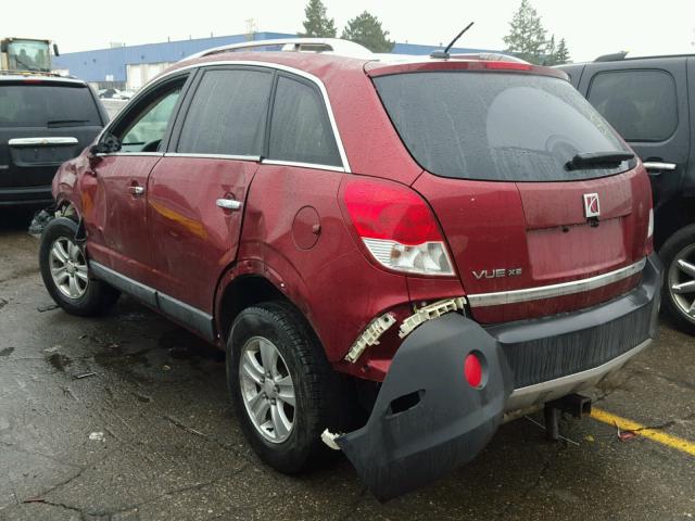 3GSCL33PX8S702415 - 2008 SATURN VUE XE RED photo 3