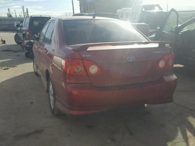 1NXBR30EX6Z741717 - 2006 TOYOTA COROLLA CE RED photo 3