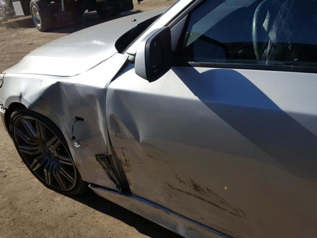 WBANW53598CT50694 - 2008 BMW 550 I SILVER photo 9