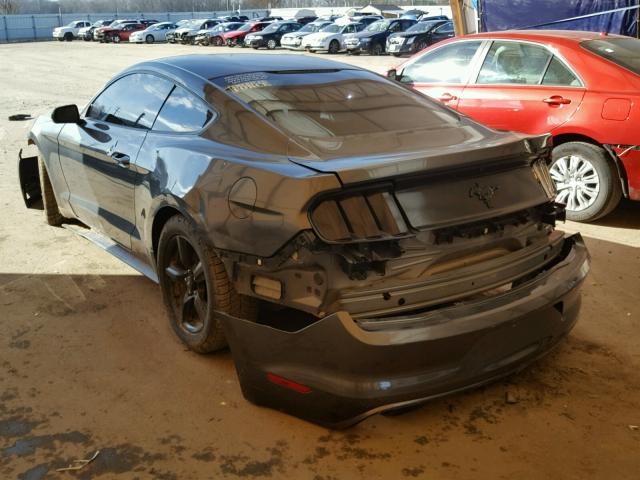 1FA6P8AM3H5270401 - 2017 FORD MUSTANG GRAY photo 3