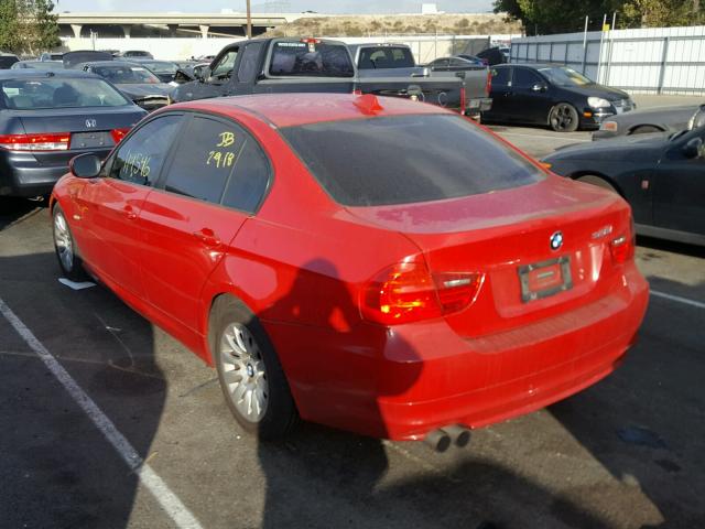 WBAPH57509NL76779 - 2009 BMW 328 I SULE RED photo 3