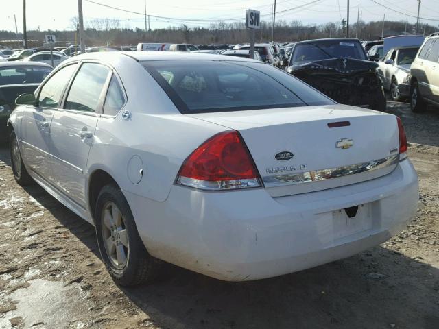 2G1WT57K391226050 - 2009 CHEVROLET IMPALA 1LT WHITE photo 3