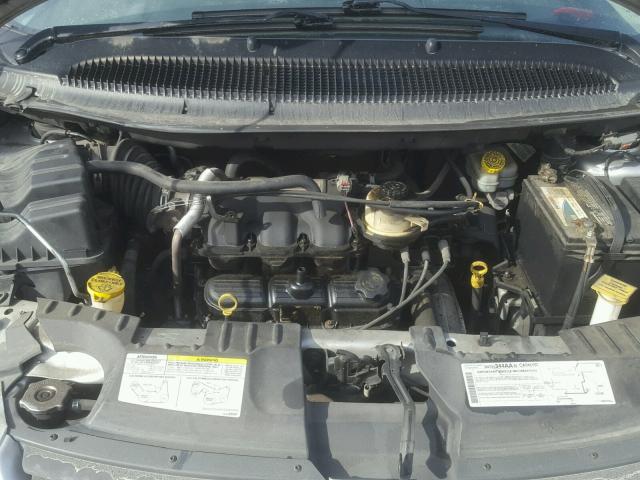 2D4GP44L95R313022 - 2005 DODGE GRAND CARA GRAY photo 7