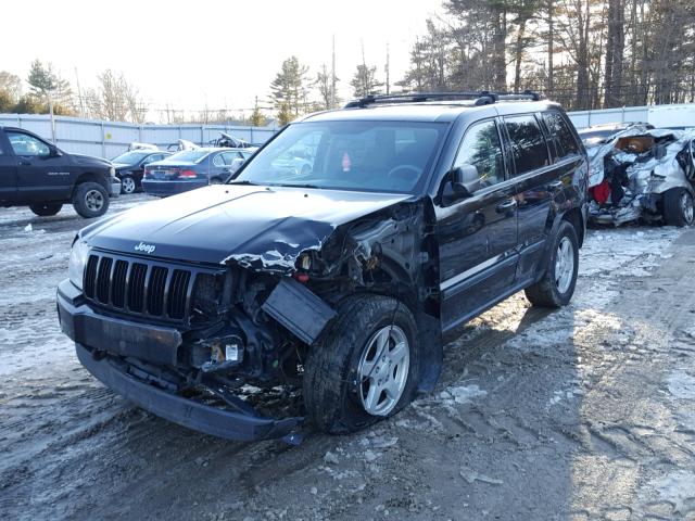 1J8GR48K87C652190 - 2007 JEEP GRAND CHER BLACK photo 2