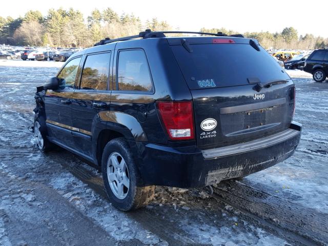 1J8GR48K87C652190 - 2007 JEEP GRAND CHER BLACK photo 3