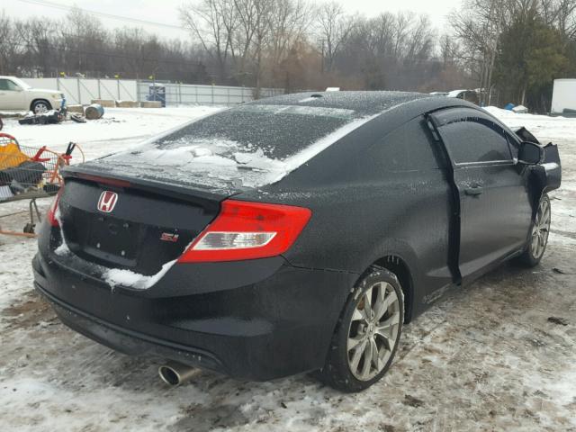 2HGFG4A54CH706560 - 2012 HONDA CIVIC SI BLACK photo 4