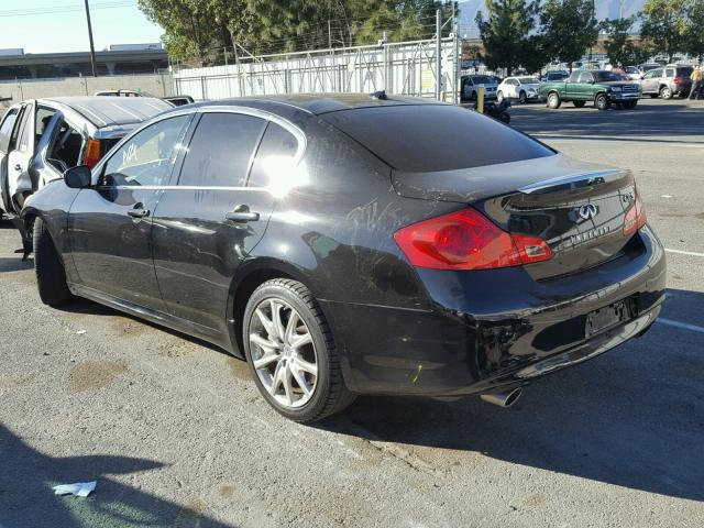 JN1CV6AP2DM712895 - 2013 INFINITI G37 BASE BLACK photo 3
