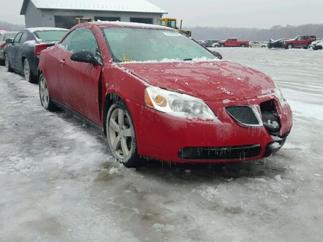 1G2ZH36N174257048 - 2007 PONTIAC G6 GT RED photo 1