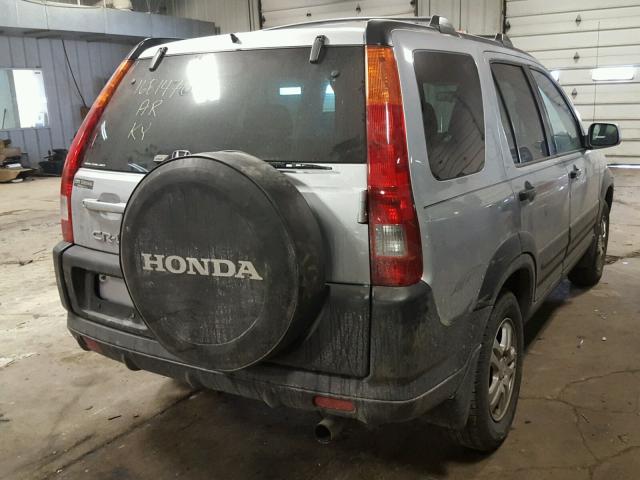 SHSRD78814U253648 - 2004 HONDA CR-V EX SILVER photo 4