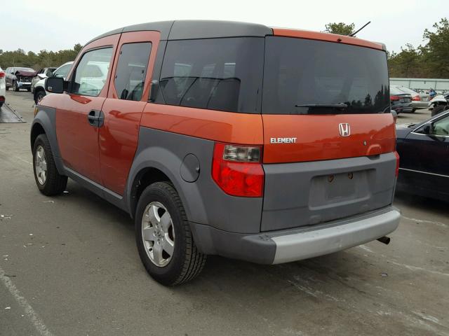 5J6YH27513L038665 - 2003 HONDA ELEMENT EX ORANGE photo 3