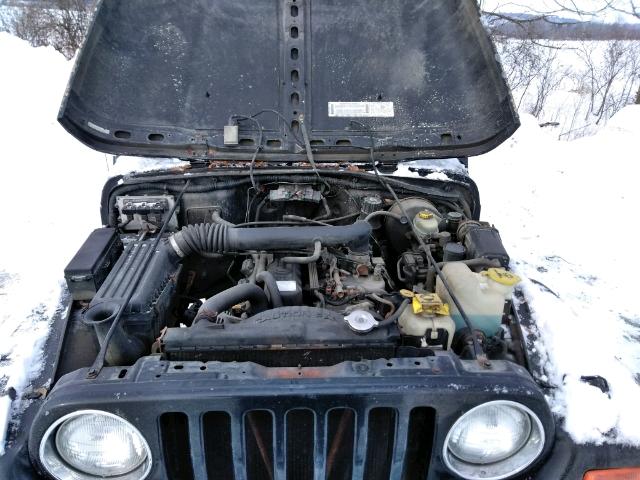 1J4FA49S51P323627 - 2001 JEEP WRANGLER / BLACK photo 7