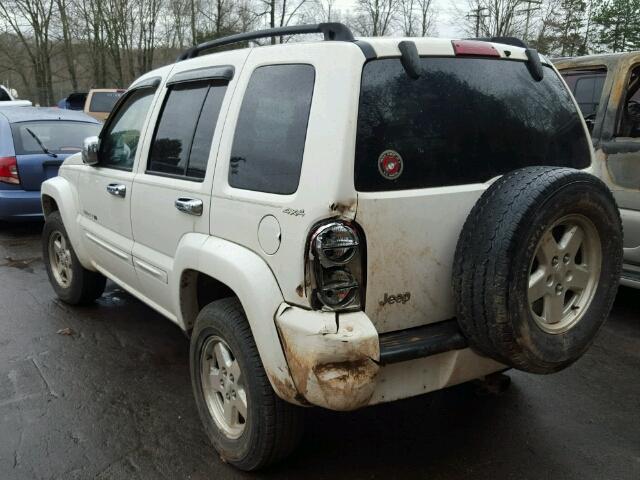 1J4GL58K22W215818 - 2002 JEEP LIBERTY LI WHITE photo 3