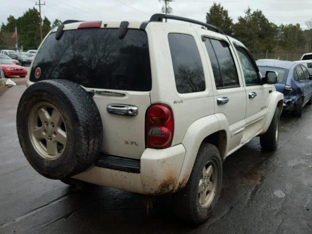 1J4GL58K22W215818 - 2002 JEEP LIBERTY LI WHITE photo 4