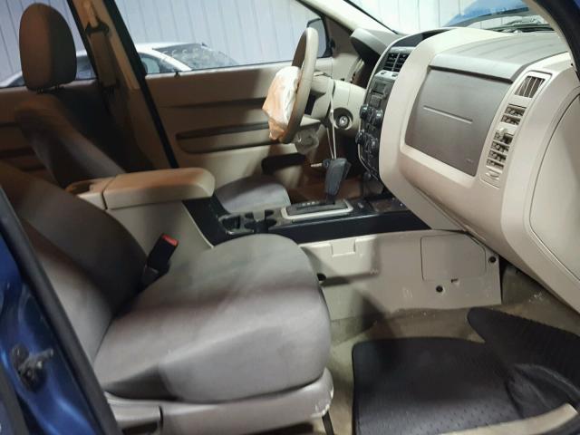 1FMCU02779KC03329 - 2009 FORD ESCAPE XLS BLUE photo 5