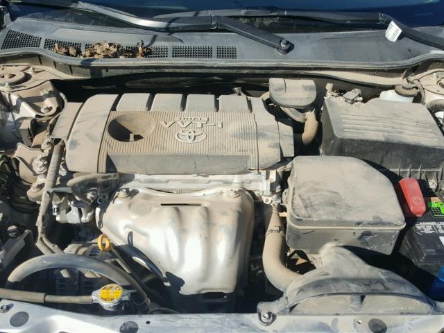 4T4BF3EK0AR029853 - 2010 TOYOTA CAMRY BASE SILVER photo 7