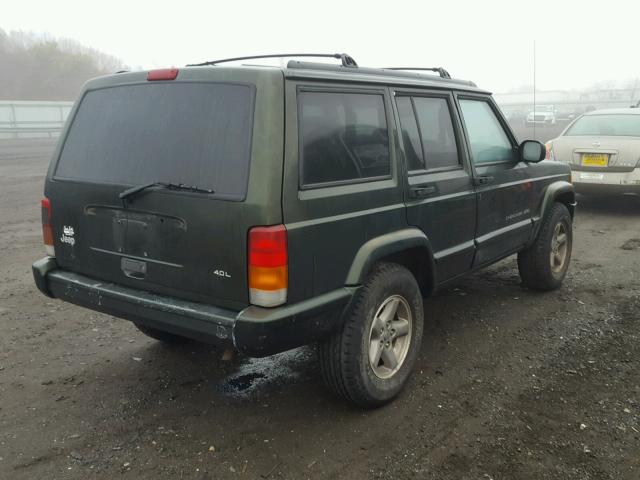 1J4FT68S7WL233515 - 1998 JEEP CHEROKEE S GREEN photo 4