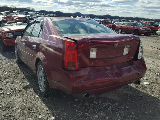 1G6DM577340174322 - 2004 CADILLAC CTS RED photo 3