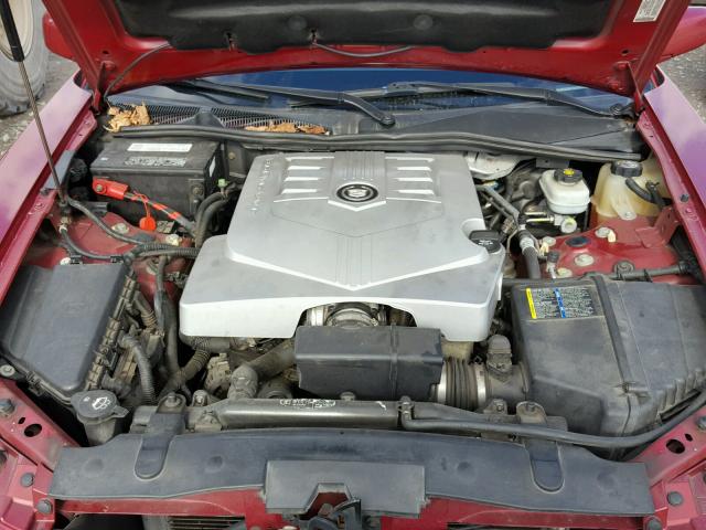 1G6DM577340174322 - 2004 CADILLAC CTS RED photo 7