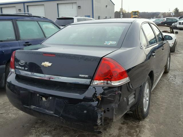 2G1WT57K791100984 - 2009 CHEVROLET IMPALA 1LT BLACK photo 4