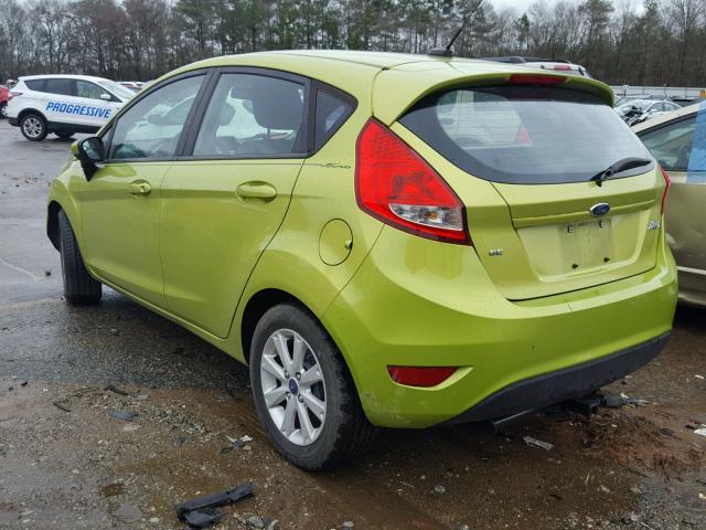 3FADP4EJ8CM152248 - 2012 FORD FIESTA SE GREEN photo 3