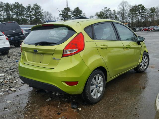 3FADP4EJ8CM152248 - 2012 FORD FIESTA SE GREEN photo 4