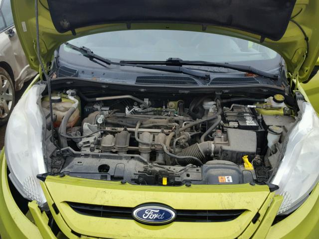 3FADP4EJ8CM152248 - 2012 FORD FIESTA SE GREEN photo 7