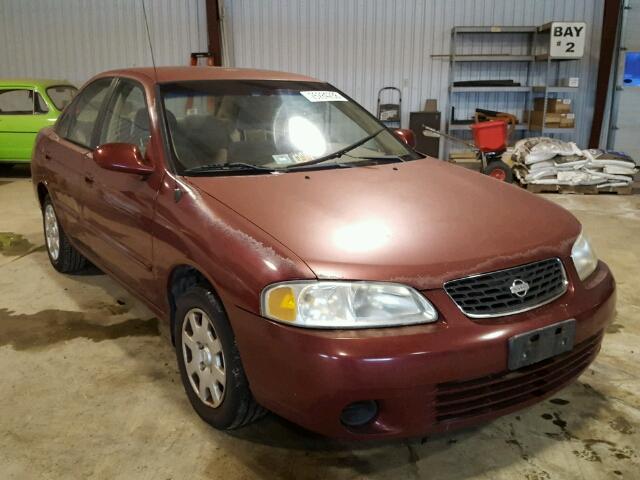 3N1CB51DX1L497295 - 2001 NISSAN SENTRA XE RED photo 1