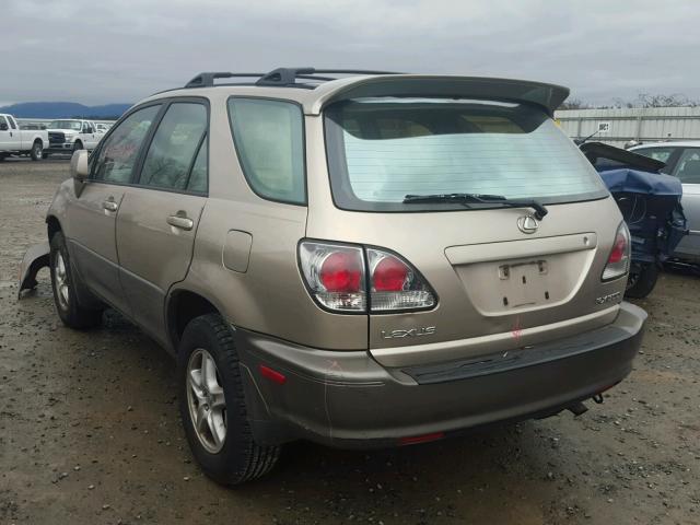 JTJHF10U220250950 - 2002 LEXUS RX 300 TAN photo 3