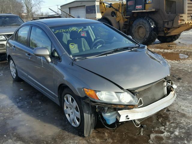 2HGFA16538H317019 - 2008 HONDA CIVIC LX SILVER photo 1