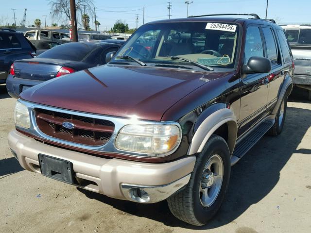 1FMZU32PXXZB47659 - 1999 FORD EXPLORER MAROON photo 2