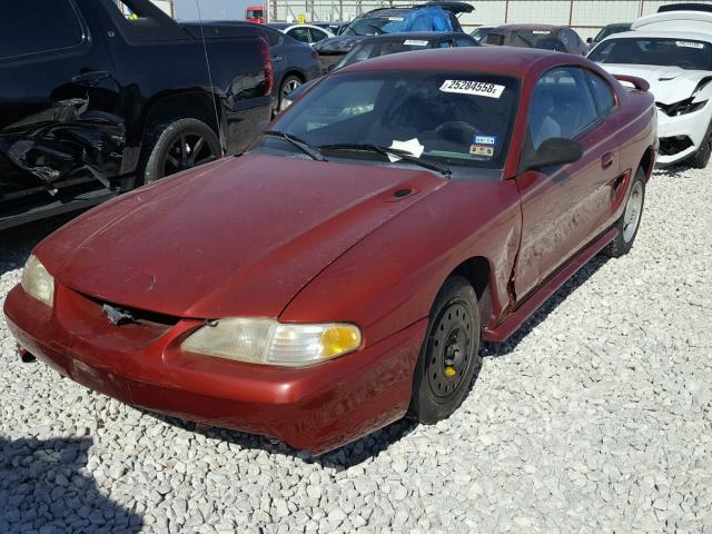 1FALP404XSF107050 - 1995 FORD MUSTANG RED photo 2