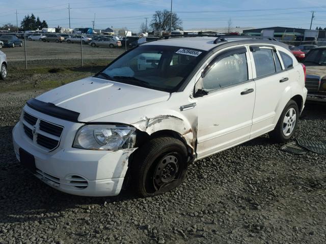 1B3HB28B48D753521 - 2008 DODGE CALIBER WHITE photo 2