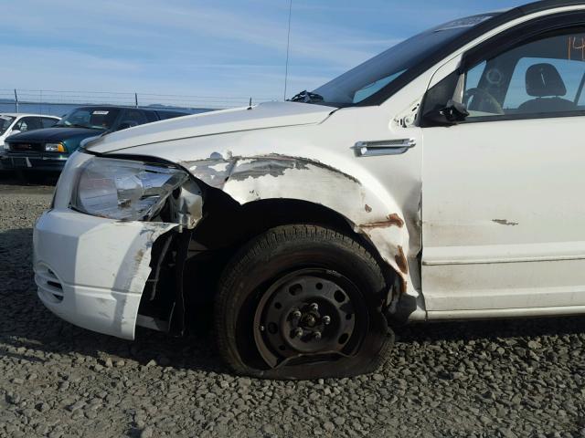 1B3HB28B48D753521 - 2008 DODGE CALIBER WHITE photo 9