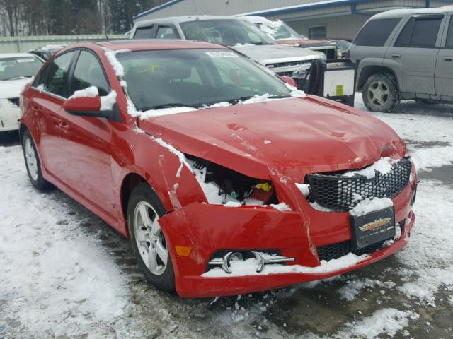 1G1PF5SC9C7155412 - 2012 CHEVROLET CRUZE LT RED photo 1