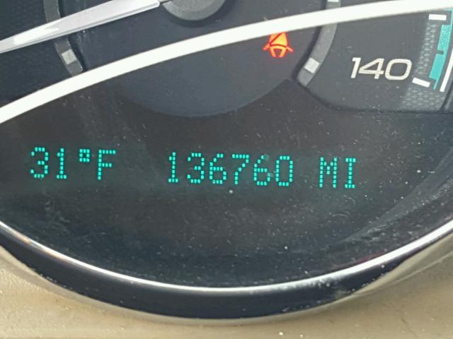 1G1ZC5EB4AF136421 - 2010 CHEVROLET MALIBU 1LT GOLD photo 8