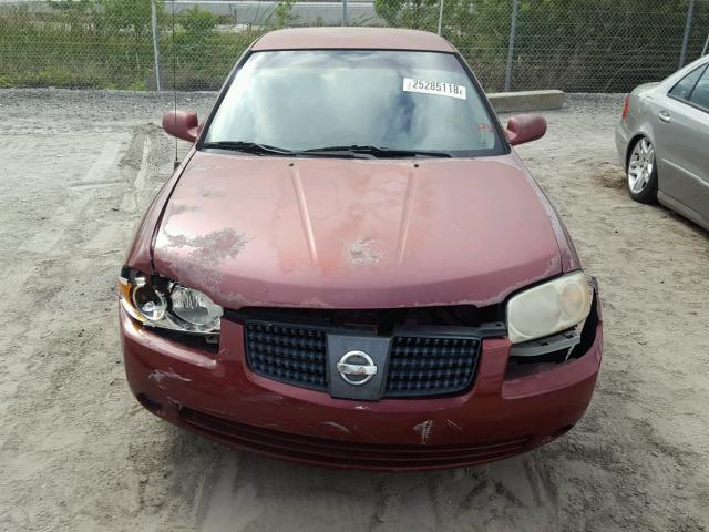 3N1CB51D74L898999 - 2004 NISSAN SENTRA 1.8 RED photo 9