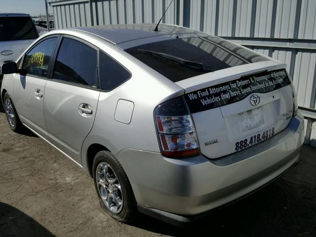 JTDKB20U257046364 - 2005 TOYOTA PRIUS SILVER photo 3