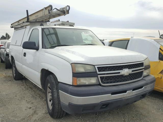 1GCEC14XX7Z145708 - 2007 CHEVROLET SILVERADO WHITE photo 1