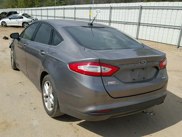 3FA6P0HRXDR121011 - 2013 FORD FUSION SE CHARCOAL photo 3