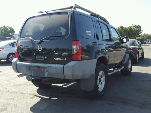 5N1ED28T54C682622 - 2004 NISSAN XTERRA XE BLACK photo 4