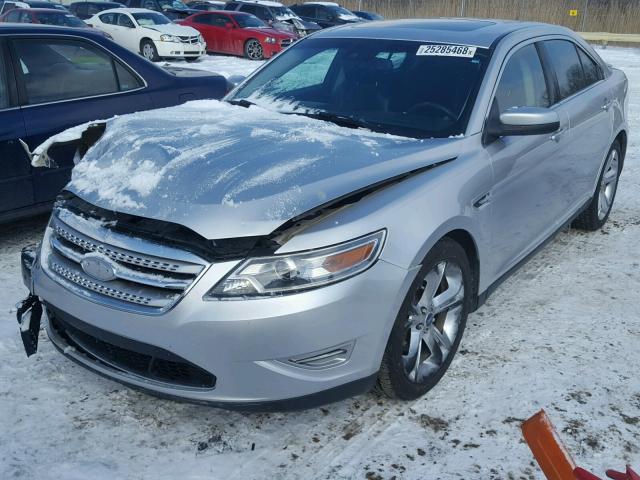 1FAHP2KT5AG114625 - 2010 FORD TAURUS SHO SILVER photo 2