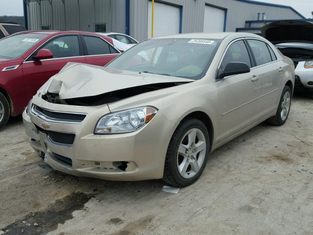 1G1ZG57B79F115625 - 2009 CHEVROLET MALIBU LS GOLD photo 2