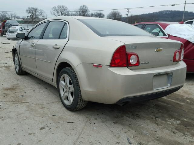1G1ZG57B79F115625 - 2009 CHEVROLET MALIBU LS GOLD photo 3